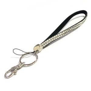 Rhinestone Wristlet Keychain / Bag Charm